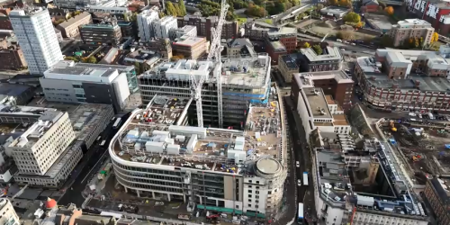 Aerial Photo of Pilgrim's Quarter development