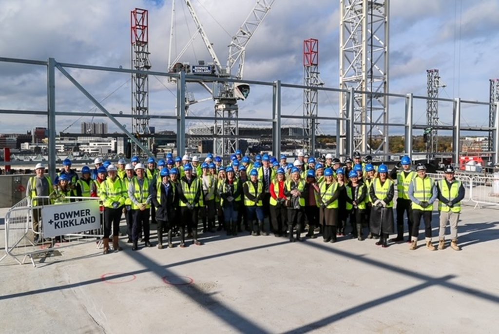 A Group Photo of HMRC, Newcastle City Council and Development Team