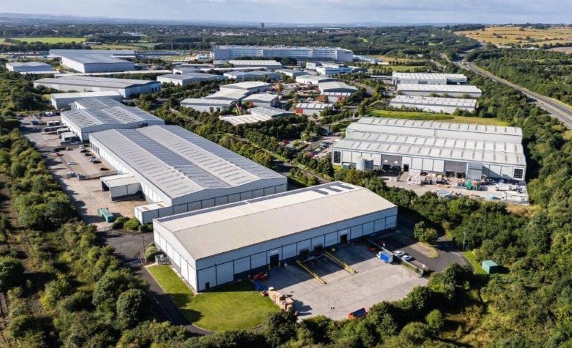 Aerial photograph of Follingsby Park units