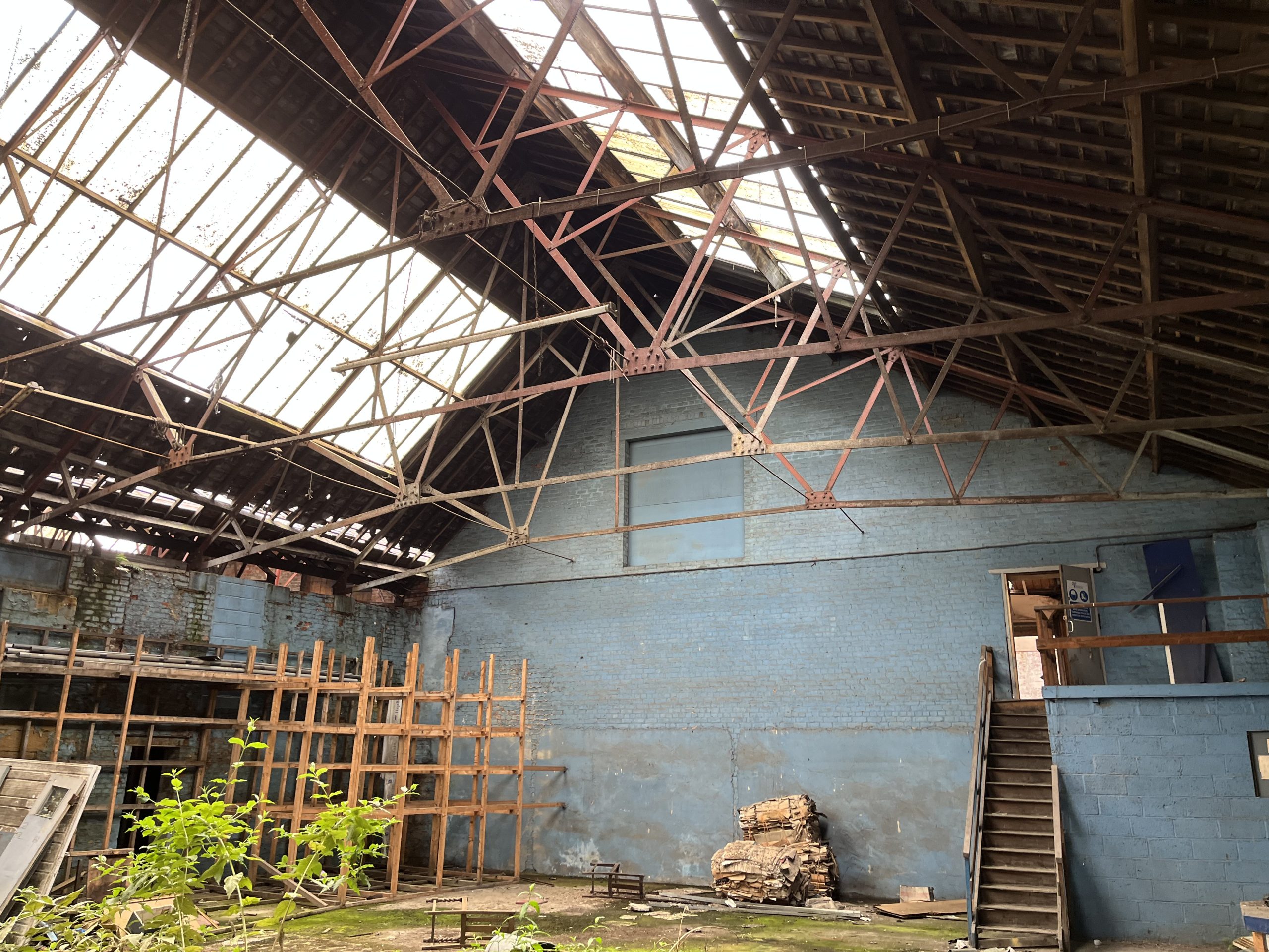 Internal view of the Machine Shop site on Founders Place development.