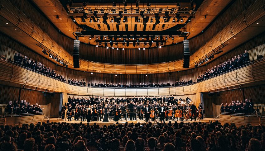 Northern Royal Sinfonia in large concert hall in The Glasshouse