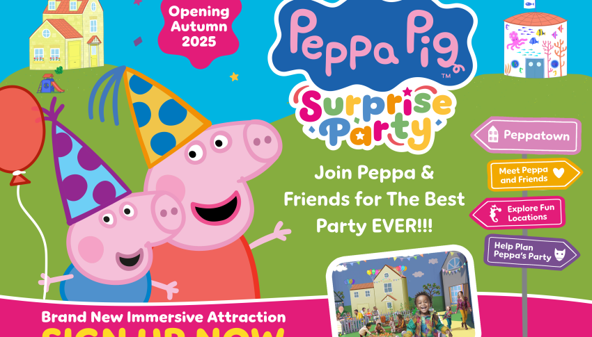 Peppa Pig party event graphic