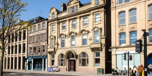 External shot of listed Georgian building