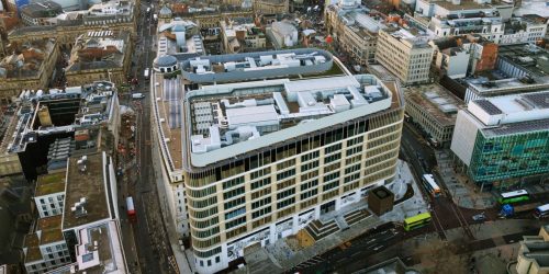 HMRC building in Newcastle birds-eye view